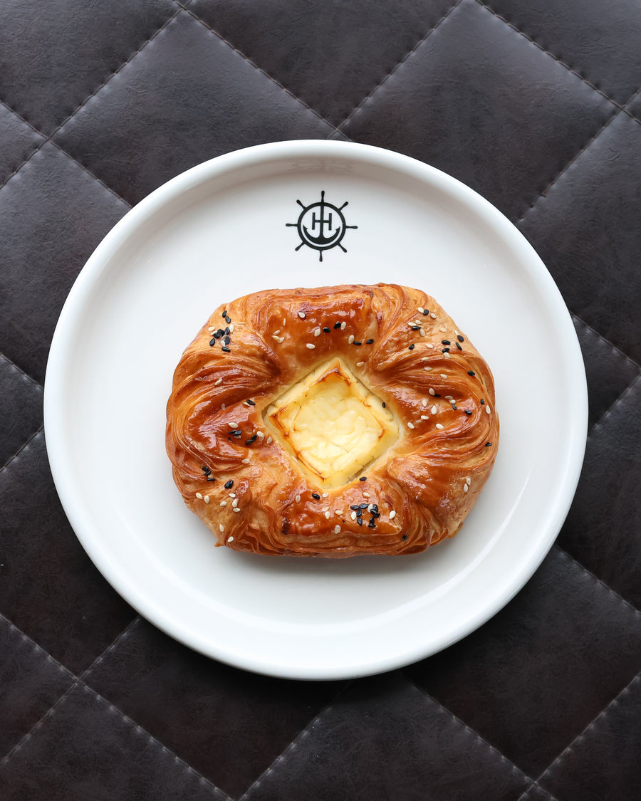 DANISH KIRI CHEESE WITH HONEY CROISSANT