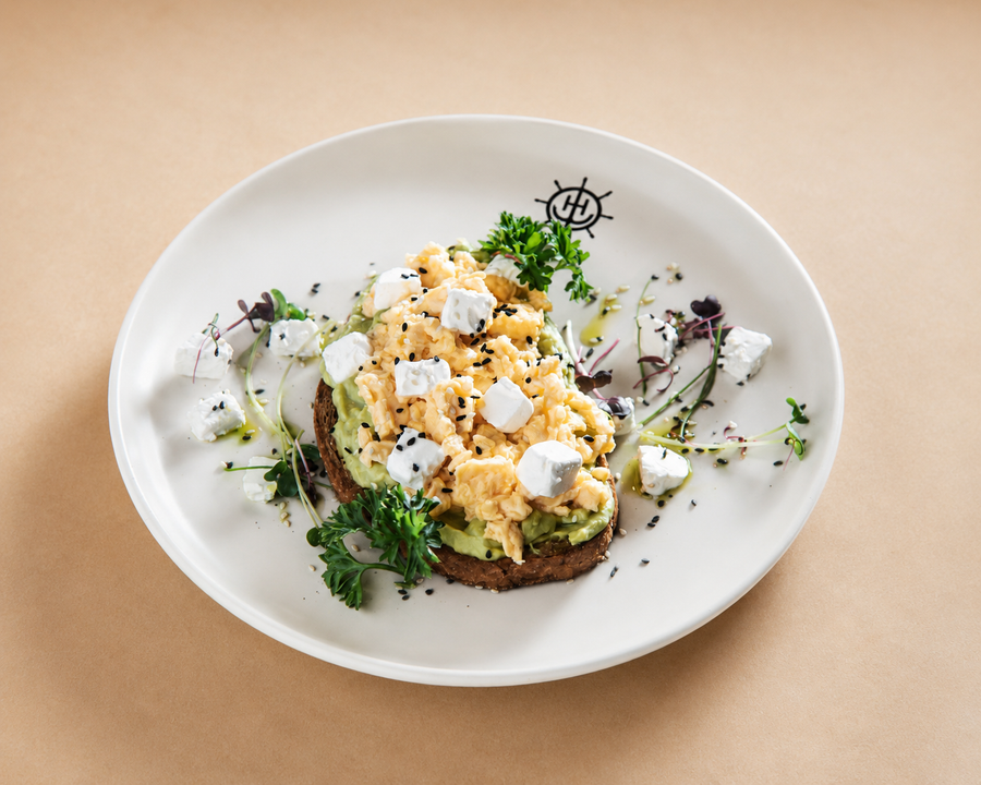 Avocado Toast w/scrambled egg